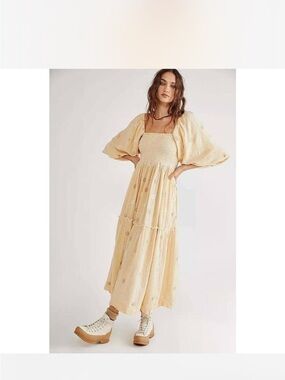 Free People Dahlia Pearl Island dress